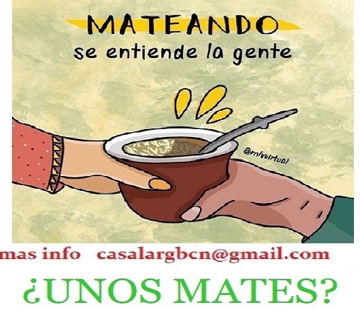 UNOS MATES?  TODOS LOS JUEVES 18.30 HS. MATEADA Y REUNIN ABIERTA